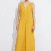 Shop & Other Stories Robe Midi à Nouer Jaune