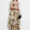 Best & Other Stories Robe Midi à Superpositions Et à Bretelles Imprimé floral
