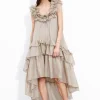 Cheap & Other Stories Robe Midi à Volants Sur Plusieurs Niveaux