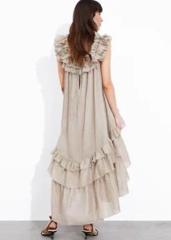 Cheap & Other Stories Robe Midi à Volants Sur Plusieurs Niveaux