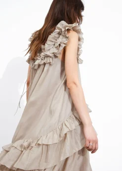 Cheap & Other Stories Robe Midi à Volants Sur Plusieurs Niveaux