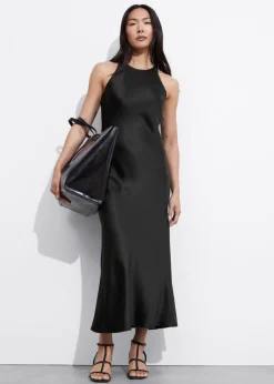 Clearance & Other Stories Robe Midi Ajustée En Satin