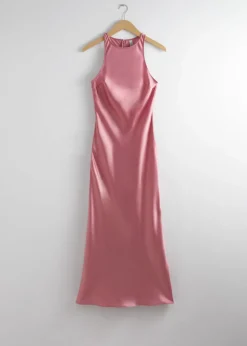 Clearance & Other Stories Robe Midi Ajustée En Satin