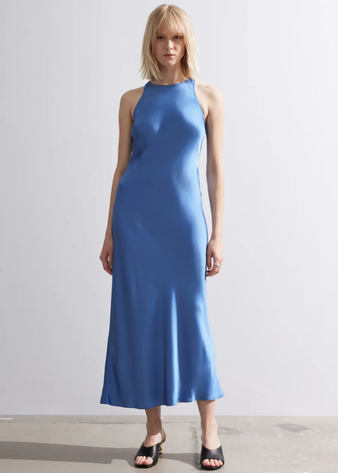Clearance & Other Stories Robe Midi Ajustée En Satin