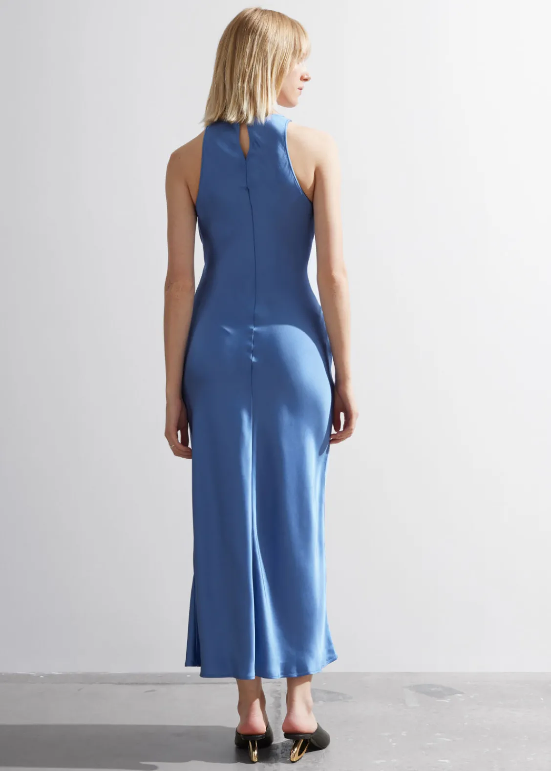 Clearance & Other Stories Robe Midi Ajustée En Satin