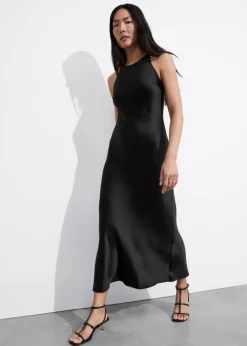 Clearance & Other Stories Robe Midi Ajustée En Satin