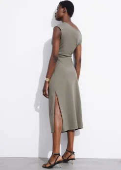 Discount & Other Stories Robe Midi Asymétrique