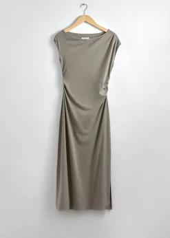 Discount & Other Stories Robe Midi Asymétrique