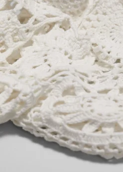 Shop & Other Stories Robe Midi Asymétrique En Crochet Blanc