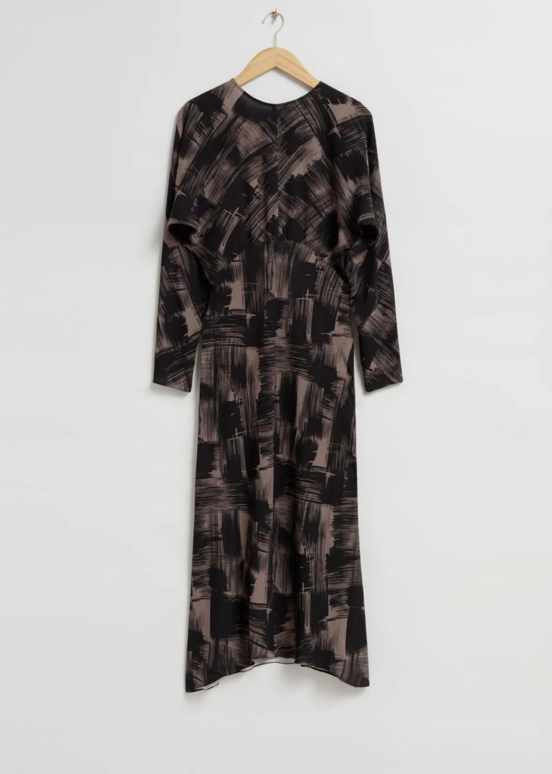 Store & Other Stories Robe Midi Coupée En Biais