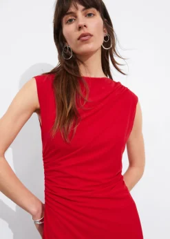 Store & Other Stories Robe Midi Drapée Sans Manches