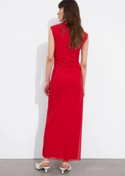 Store & Other Stories Robe Midi Drapée Sans Manches