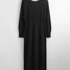 Cheap & Other Stories Robe Midi En Laine Mérinos Noir