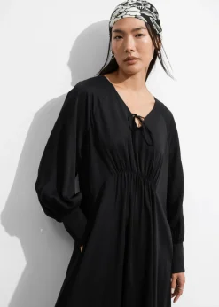 Hot & Other Stories Robe Midi En Satin à Encolure En V
