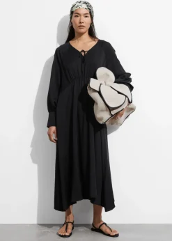 Hot & Other Stories Robe Midi En Satin à Encolure En V