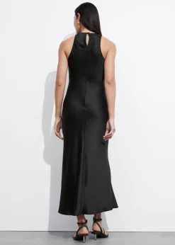 Fashion & Other Stories Robe Midi En Satin Sans Manches