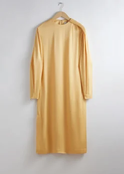 Store & Other Stories Robe Midi Fluide Jaune