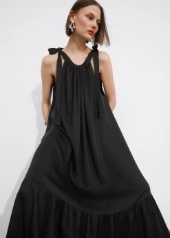 New & Other Stories Robe Midi Froncée Sans Manches