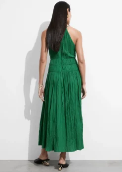 Flash Sale & Other Stories Robe Midi Froncée Sans Manches