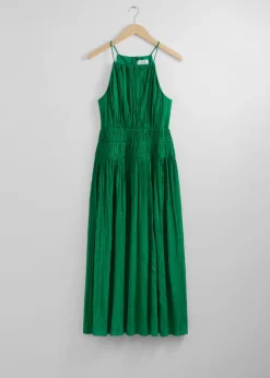Flash Sale & Other Stories Robe Midi Froncée Sans Manches