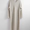 Outlet & Other Stories Robe Midi Oversize En Maille Taupe