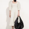 Flash Sale & Other Stories Robe Midi Plissée Blanc