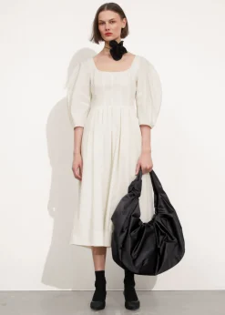 Flash Sale & Other Stories Robe Midi Plissée Blanc