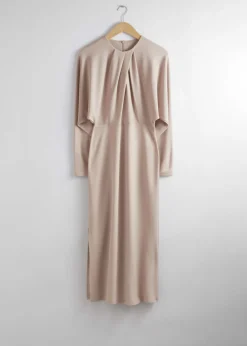 Discount & Other Stories Robe Midi Plissée