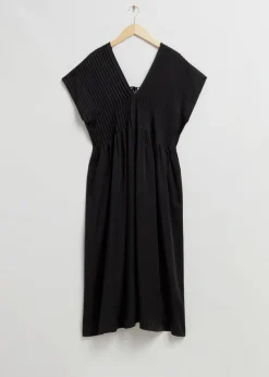 Online & Other Stories Robe Midi Plissée