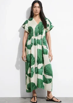 Online & Other Stories Robe Midi Plissée