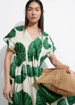 Online & Other Stories Robe Midi Plissée