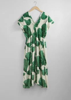 Online & Other Stories Robe Midi Plissée