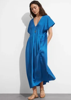 Online & Other Stories Robe Midi Plissée