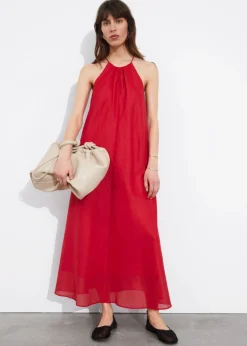 Store & Other Stories Robe Midi Sans Manches à Dos Nu