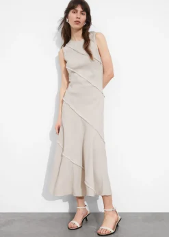 Hot & Other Stories Robe Midi Trapèze Sans Manches