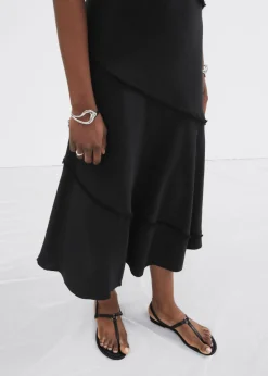 Hot & Other Stories Robe Midi Trapèze Sans Manches