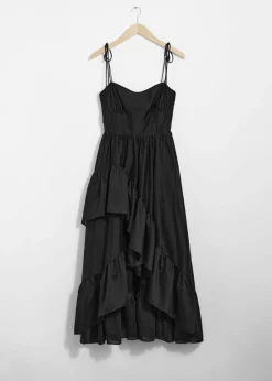 Outlet & Other Stories Robe Midi Volantée à Bretelles