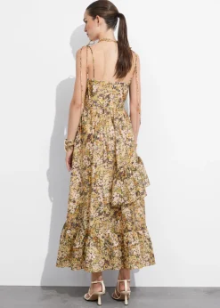 Outlet & Other Stories Robe Midi Volantée à Bretelles