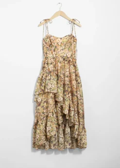 Outlet & Other Stories Robe Midi Volantée à Bretelles