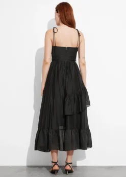 Outlet & Other Stories Robe Midi Volantée à Bretelles