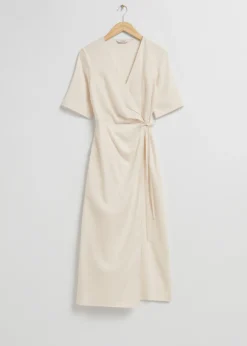 Shop & Other Stories Robe Portefeuille Midi