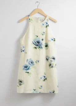 Discount & Other Stories Robe Trapèze En Lin