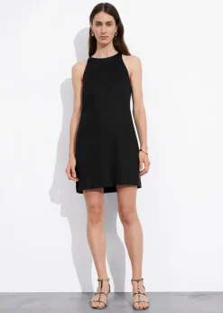 Discount & Other Stories Robe Trapèze En Lin