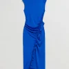 Flash Sale & Other Stories Robe Volantée Bleu vif