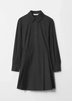 Best & Other Stories Robe-chemise Courte Habillée Gris foncé