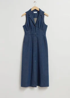 Store & Other Stories Robe-chemise Midi à Col