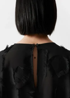 Cheap & Other Stories Robe-tunique Courte à Franges Noir