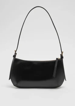 Store & Other Stories Sac à Bandoulière En Cuir Brillant
