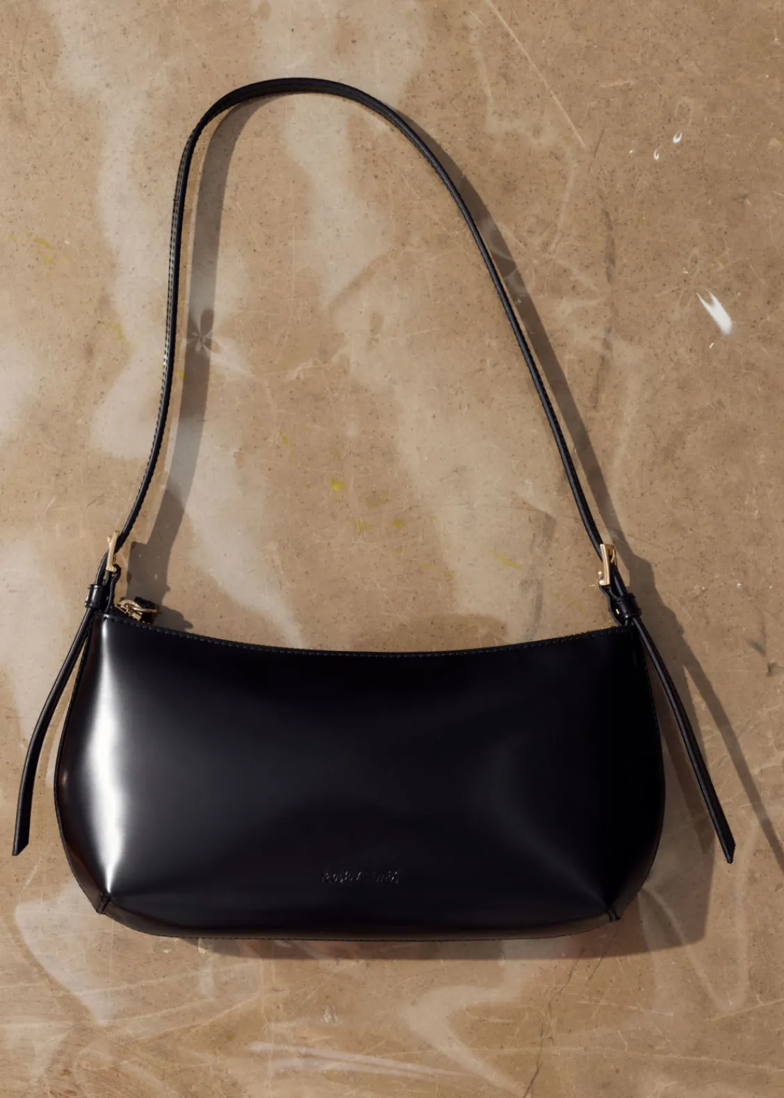 Store & Other Stories Sac à Bandoulière En Cuir Brillant