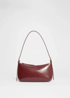 Store & Other Stories Sac à Bandoulière En Cuir Brillant